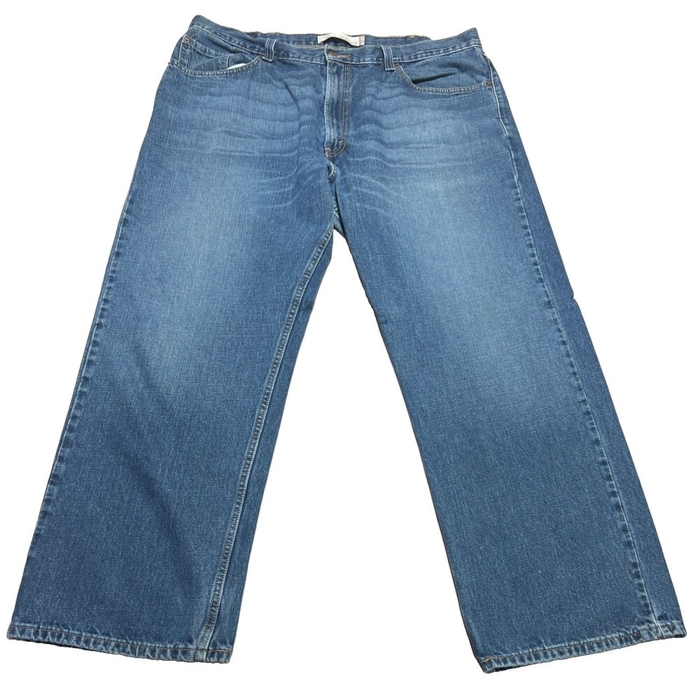Levi's 569 Loose Straight Jeans Men 40x32 Light Wash Blue Y2K Baggy Skater